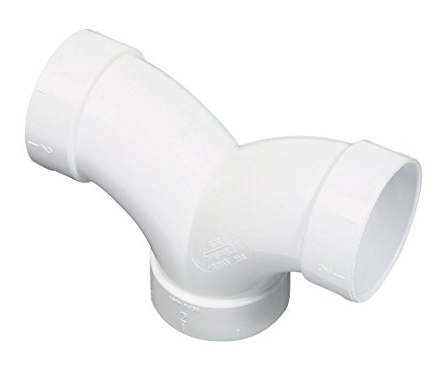 InterVac 3-Way Tee Elbow – PVC Fitting for Central Vacuum Pipe
