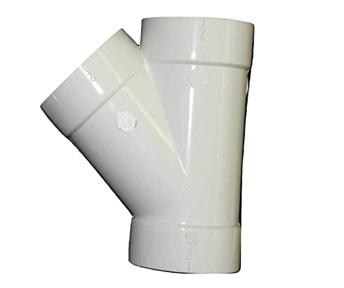 InterVac P-40 Wye Fitting – 3-Way PVC Branch Connector for Central Vacuum Pipe