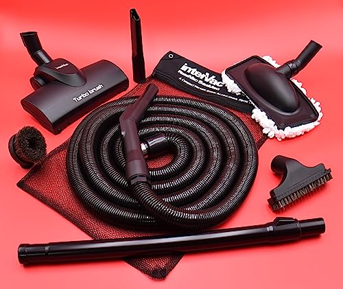 Intervac Design Accessory Kit with Banded Cuff for All Model vacuums (GH, H, F, RMH, RMF, CS-RM, CS-8, GarageVac, and Many More manufactures of Central vacuums)