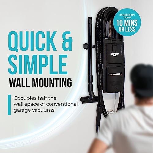 GarageVac Wall Mounted Vacuum – Sleek Compact GH120