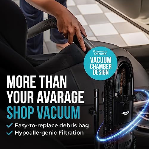 GarageVac Wall Mounted Vacuum – Sleek Compact GH120