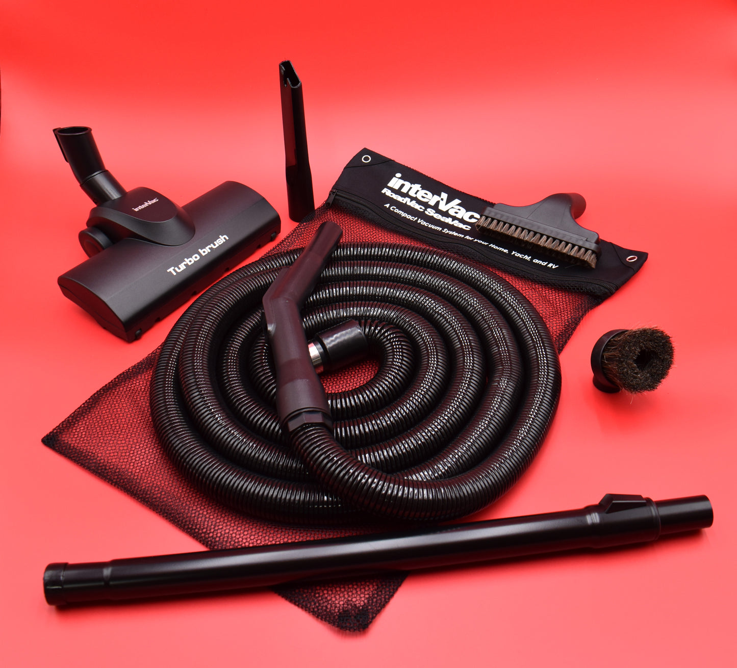 Intervac Design Accessory Kit with Banded Cuff for All Model vacuums (GH, H, F, RMH, RMF, CS-RM, CS-8, GarageVac, and Many More manufactures of Central vacuums)